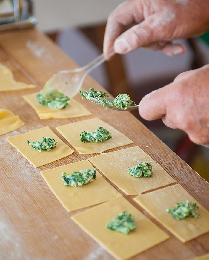 Preparing food