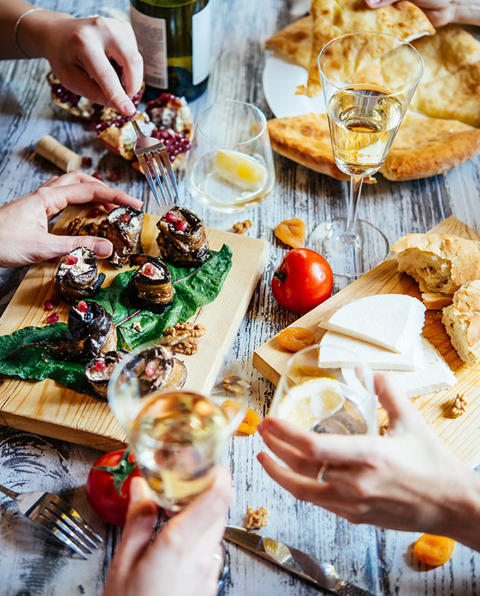 Tapas on a table